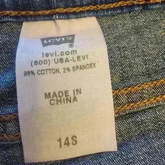 Levis, Womens Perfectly Slimming Boot Cut, size 14 short - Picture 4 of 5